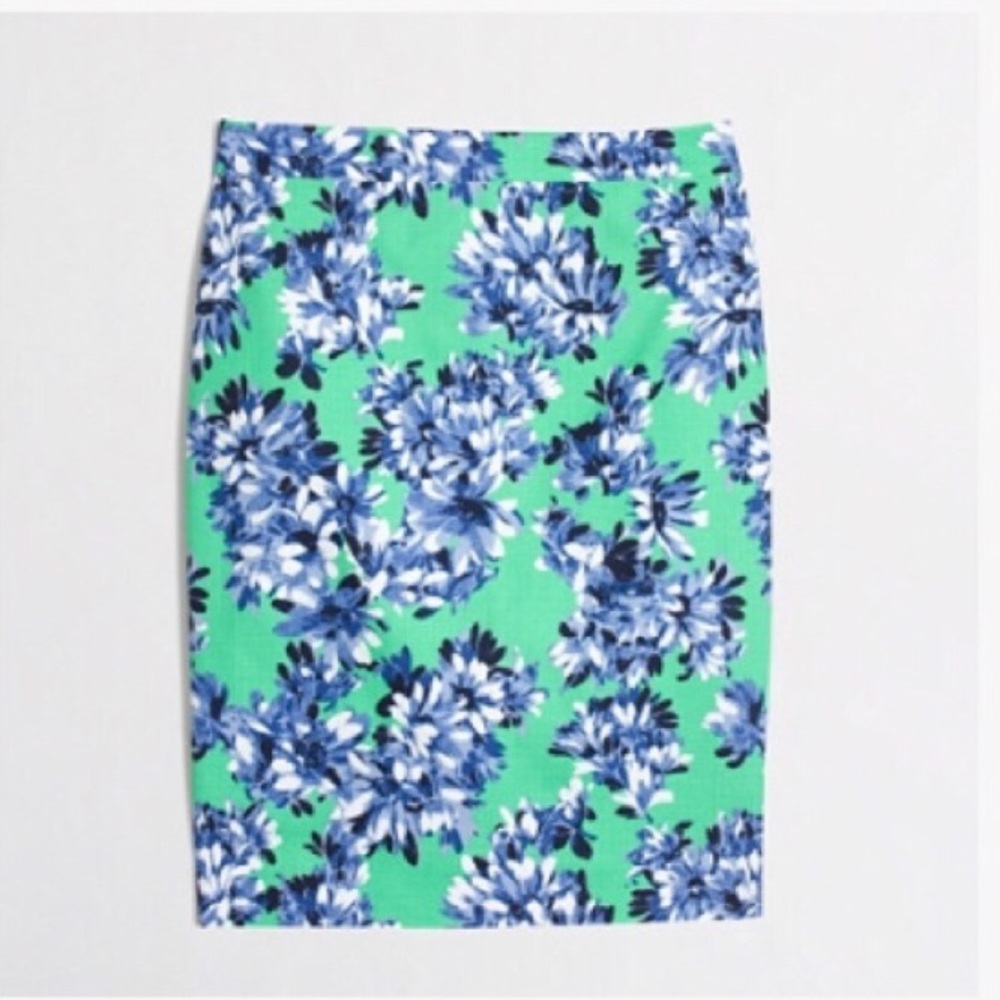 JCrew roz floral skirt